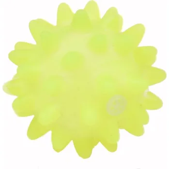 Hračka pro psa Kousátko pro psa hračka míček pískací s bodlinami 6 cm