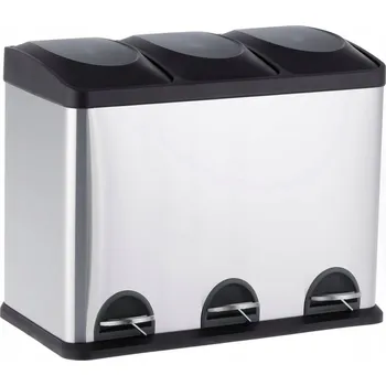 Odpadkový koš Nádoby na tříděný odpad Merida 15 l, 3-komorové