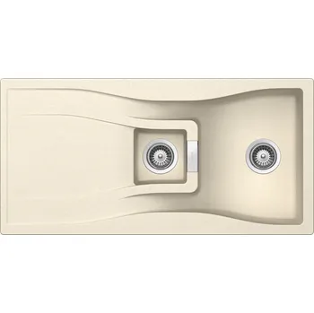Granitový dřez Kuchyňský dřez Schock Waterfall D-150 Magnolia, spodní montáž WATD150UMGL