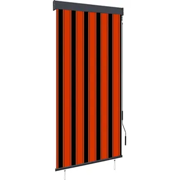 vidaXL Venkovní roleta 100 x 250 cm oranžovohnědá