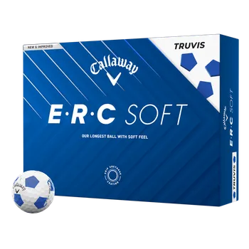 Golfový míček Callaway ERC Soft 25 Truvis, White/Blue
