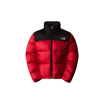 Dámská casual bunda The North Face Womens 1996 Retro Nuptse Jacket Red Black Velikost: S