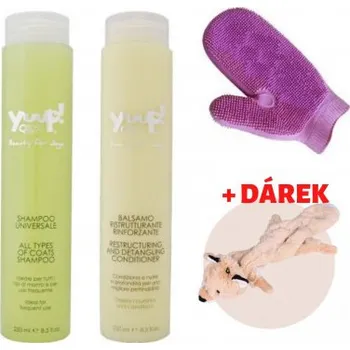 Kosmetika pro psa ostatní Balíček DOMÁCÍ PÉČE - PRO KRÁTKOU SRST S RUKAVICÍ