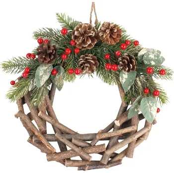 Věnec Anděl Přerov Věnec z větviček na zavěšení 30 cm