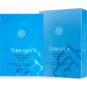 Pleťová maska TERRAZEN – Aqua Recharge Treatment Mask – Intenzivně hydratační plátýnková maska