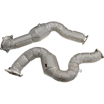 Autodíl TurboWorks Downpipe Audi RS6 RS7 C7 S6 S7 C7 4.0 TFSI V8 Heat Shield