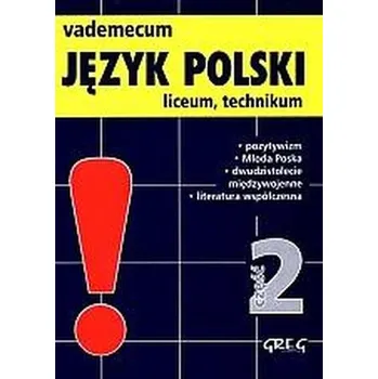 Český jazyk Vademecum. Język polski. Liceum, część 2. Mini wersja - Rzehak Wojciech