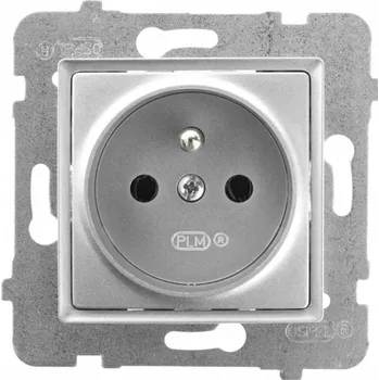 Elektrická zásuvka Elektrická Zásuvka nástěnná Polmark šedá