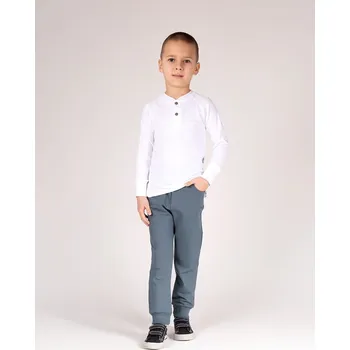 Chlapecké bavlněné kalhoty Nicol, šedé, vel.