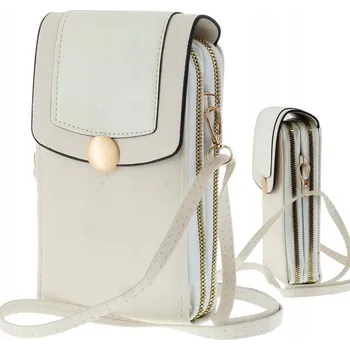 Kabelka Cambell kabelka eko kůže bílá