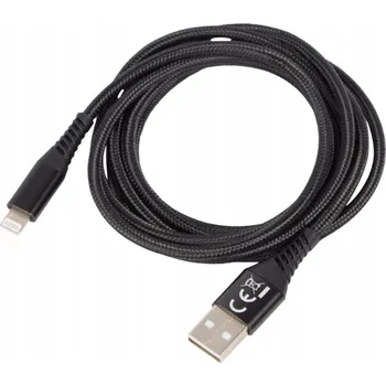 Datový kabel Kabel Sologic USB - Apple Lightning 1,5 m šedý