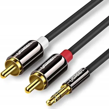 Audio kabel Kabel Ugreen 10590 minijack (3,5 mm) - 2x RCA (cinch) 3 m
