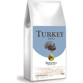 Krmivo pro psa Bohemia Pet Food BOHEMIA PREMIUM Adult Turkey Hmotnost: 2kg - vzorek 10 kg