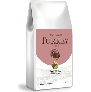 Krmivo pro psa Bohemia Pet Food BOHEMIA SEMI MOIST Adult Turkey Poloměkké granule pro psy, 2 kg