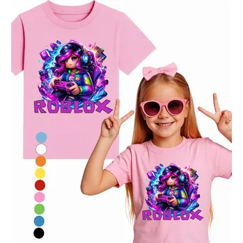 Chlapecké tričko Dětské tričko Roblox Gamer T-Shirt 3XS 92cm + TETOVÁNÍ