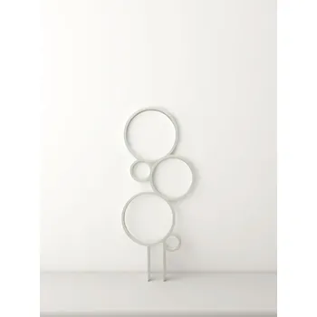 Stojan na květiny Plantbee Opora Luna 31cm bílá