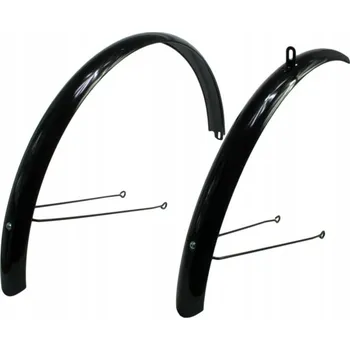 Blatník na kolo Sada blatníků JET celokovové blatníky 28 palců černé