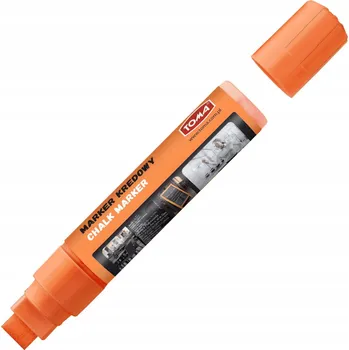 Toma TO-290 Křídový popisovač silný oranžový XXL