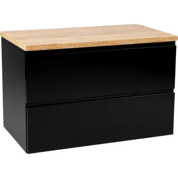 Koupelnový nábytek Skříňka s umyvadlem Deftrans Modus 60 x 45,8 x 50 cm, černá