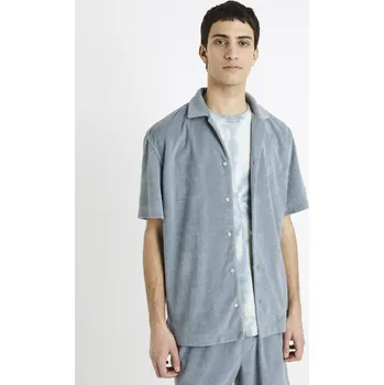 Pánská košile Celio pánská košile ležérní krátký rukáv regular bavlna velikost XXL