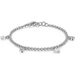 S`Agapõ Ocelový náramek s hvězdičkami Luce SCE12 + 2 měsíce na vrácení zboží