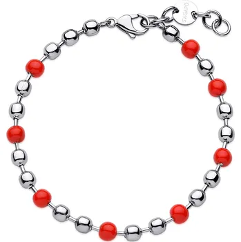 Náramek S'Agapõ Pánský korálkový náramek z oceli Ripple SRP64 + 2 měsíce na vrácení zboží