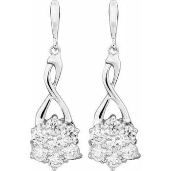 Módní doplněk Silver Cat Okouzlující náušnice se zirkony SC374 + 2 měsíce na vrácení zboží