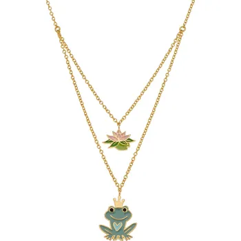 Oblečení a móda Disney Dvojitý pozlacený náhrdelník Žabí princ NS00047YZCL-157.CS + 2 měsíce na vrácení zboží