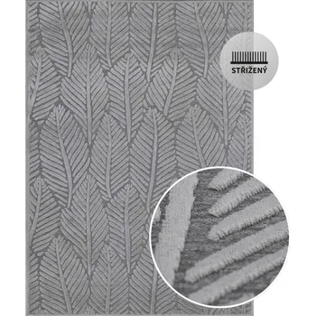 Koberec Kusový koberec RAGUSA 1810 59 Iron/silver Rozměr: 68x110 cm