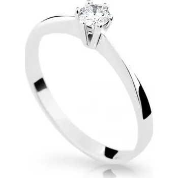 Prsten Cutie Jewellery Něžný zásnubní prsten z bílého zlata Z6900-1877-10-X-2 52 mm + 2 měsíce na vrácení zboží