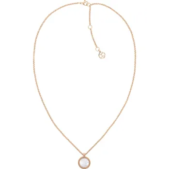 Šperk Tommy Hilfiger Romantický bronzový náhrdelník s perletí Iconic Circle 2780657 + 2 měsíce na vrácení zboží