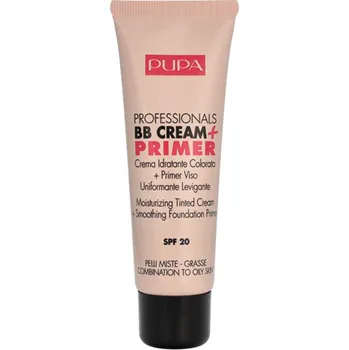 Přípravek na tvář PUPA Milano BB krém a podkladová báze 2v1 BB Cream+Primer 50 ml 002 Sand
