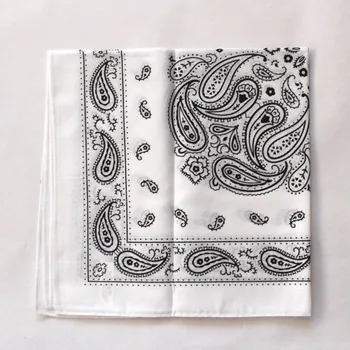 ETEX Dětský bavlněný šátek 55 x 55 cm - kašmír bílý