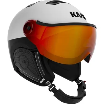 Kask Montecarlo Visor - white/red mirror 58