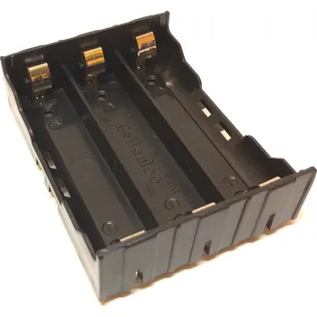 Držák baterie 3x Li-ion 18650 do plošného spoje