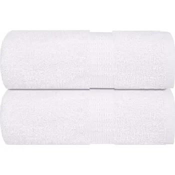 Utěrka vidaXL Ručníky na ruce 2ks bílé 30x30cm 360 g/m2 100% bavlna