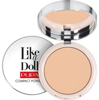 Pudr PUPA Milano Kompaktní pudr Like a Doll Compact Powder 10 g 003 Natural Beige + 2 měsíce na vrácení zboží