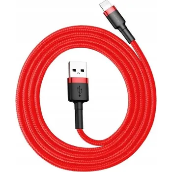 Datový kabel Kabel Baseus USB - Apple Lightning 3 m červený