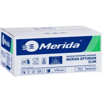 Papírový ručník Merida papírové ručníky skládané ZZ bílé Slim, VOB207