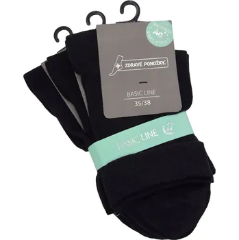 Pánské ponožky PONOŽKY 91102 KLASICKÉ S IONTY STŘÍBRA MIX 1 43-46 3 PÁRY UNI