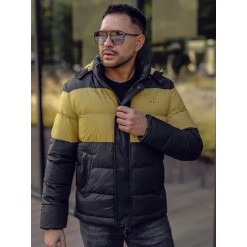 Pánská móda Černá pánská sportovní zimní bunda Bolf 1975 - M