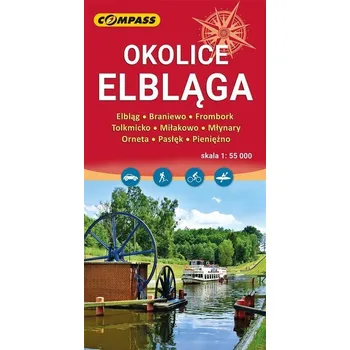 Cestování Mapa - Okolice Elbląga 1:55 000