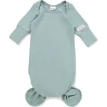 Moniel Novorozenecké body s uzlem Pastel mintová 0-3 měsíce