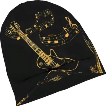 Čepice s potiskem elektrické kytary