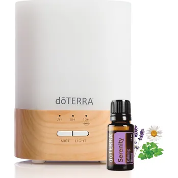 Vůně do bytu doTERRA Lumo aroma difuzér + doTERRA Serenity 15 ml