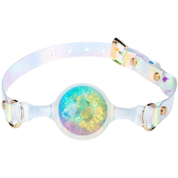 Silikonový roubík Crystal Bloom Gag