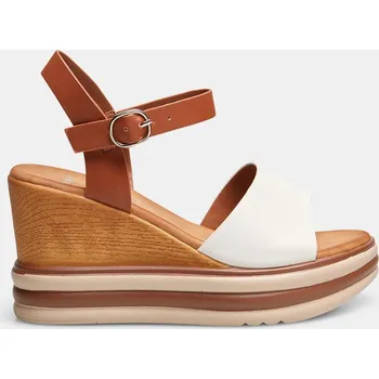 Dámské sandále Baťa dámské letní sandály na klínku bílé, vel. 38