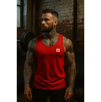 Pánské tílko Pánské tílko Legal Life Gym Basic Red velikost: XL