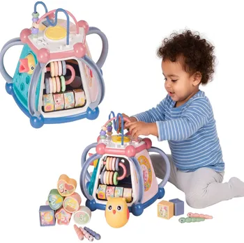 Hračka pro nejmenší Lebula Vzdělávací interaktivní kostka 7v1 hudební pták