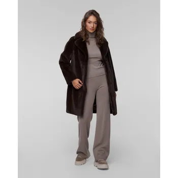 Dámský kabát Hnědý Dámský Kabát Stand Studio Camille Cocoon Coat 611379070-87200